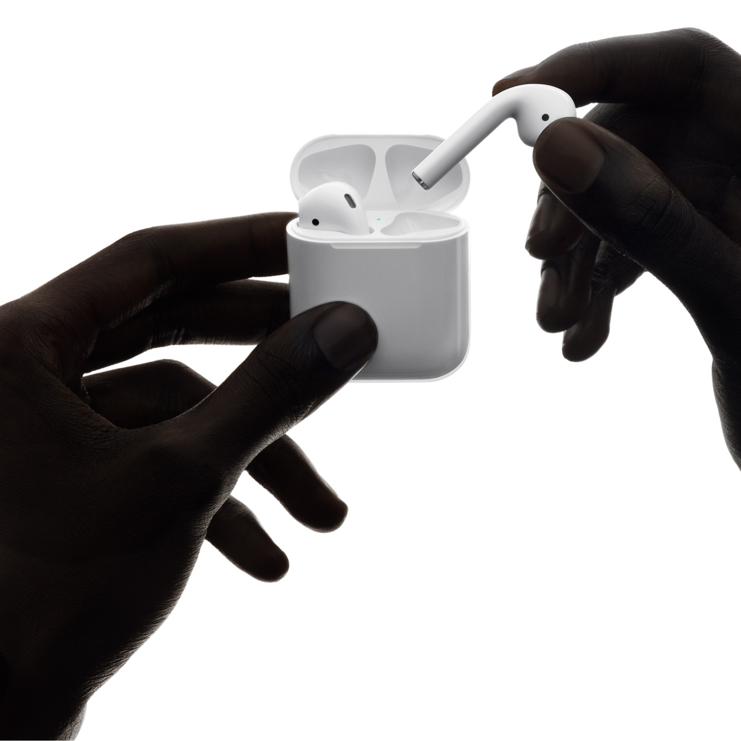 Apple Airpods with hands