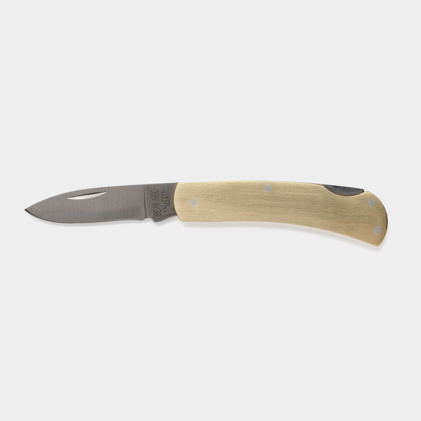 Brass Lockback Pocket Knife